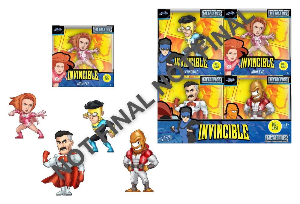 Invincible Mini Figures Wave 1 6 cm Display (12)