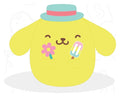 Sanrio Squishmallow Plush Figure Hello Kitty and Friends Seize the Moment Pompompurin Popsicle 20 cm