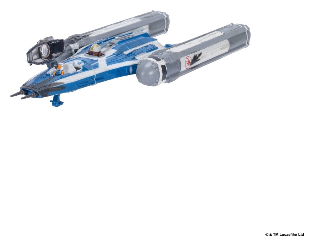Star Wars Medium Vehicle & Figure set BTL-B Y-wing & Ahsoka & R7-A7