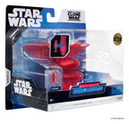 Star Wars Medium Vehicle & Figure set Hyena Vulture Bomber (Red Hologram) & Battle Droid (Chase)