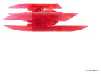 Star Wars Medium Vehicle & Figure set Hyena Vulture Bomber (Red Hologram) & Battle Droid (Chase)