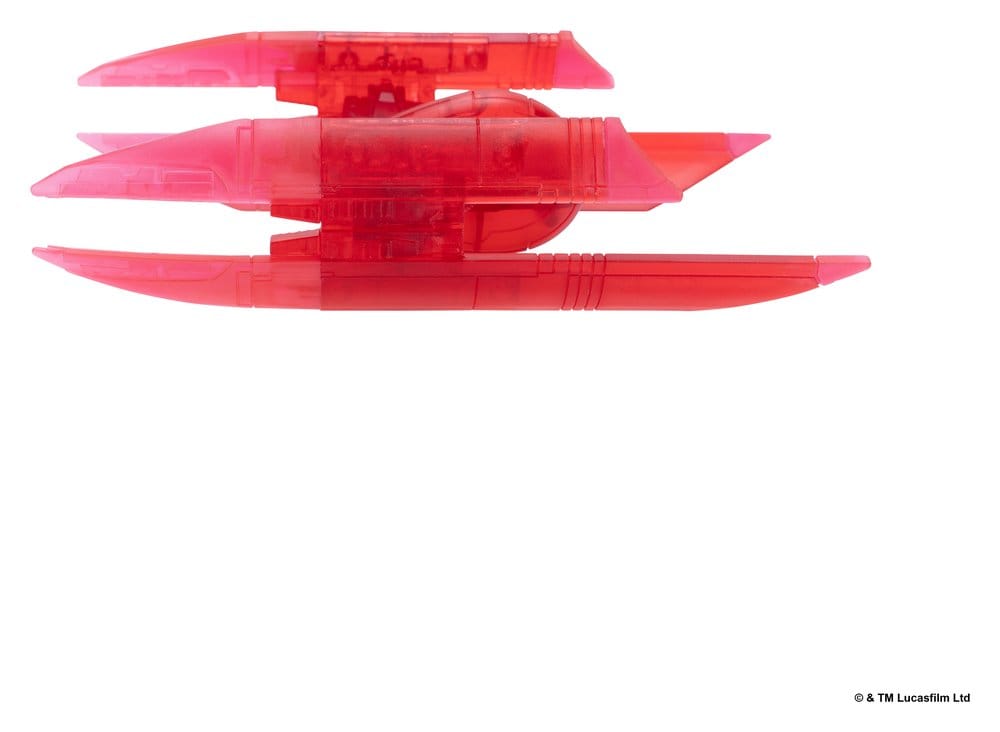 Star Wars Medium Vehicle & Figure set Hyena Vulture Bomber (Red Hologram) & Battle Droid (Chase)