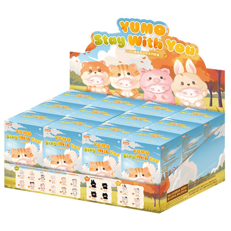 Yumo: Stay with You Series Blind Box figure 6 cm Display (12)
