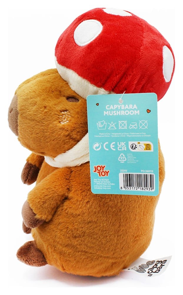 Capybara Plush Figure Mushroom 23 cm