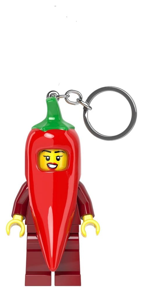 Lego Mini Figure Light-Up Keychain Chili Costume