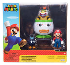 World of Nintendo Mini Figure 2-Pack Mario and Bowser Jr. Clown Car 6 cm