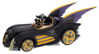 DC x Sonic - The Hedgehog Action Figure with Vehicle Shadow Batman & Batmobile 6 cm