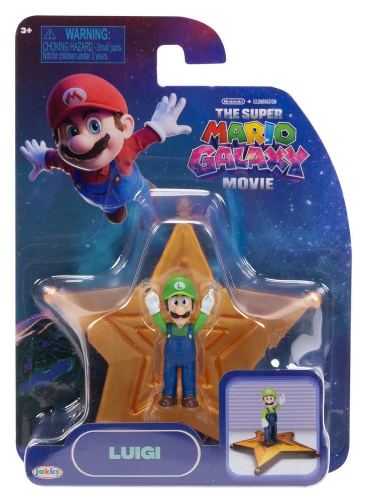 The Super Mario Galaxy Movie Action Figures 4 cm Wave 1 Assortment (12)