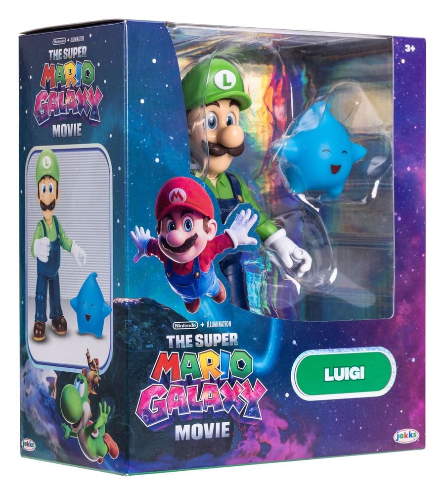 The Super Mario Galaxy Movie Action Figure Luigi 13 cm