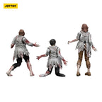 Zombie Dark Source Action Figures 3-Pack Scientists (Female) 8 cm