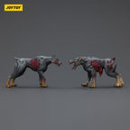 Zombie Dark Source Action Figures 2-Pack Police Dogs 8 cm