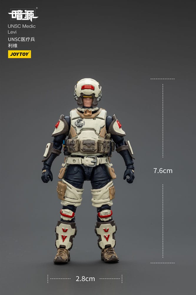 UNSC Dark Source Action Figur Medic Levi 7 cm