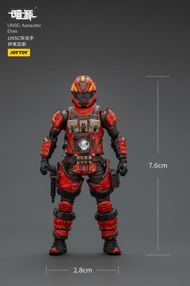 Dark Source UNSC Series Action Figur Assaulter Elias 8 cm