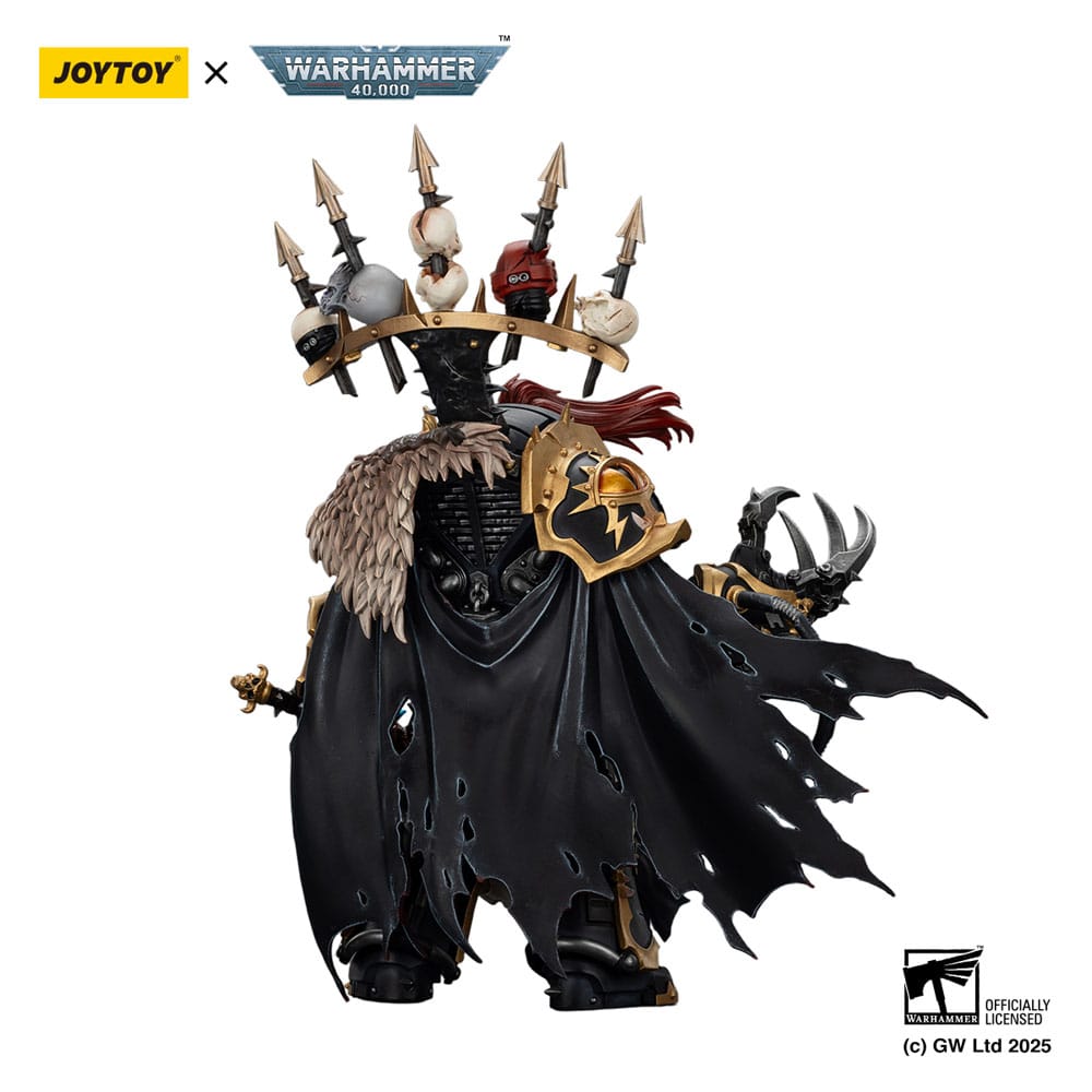 Warhammer 40,000 Action Figure  Black Legion Abaddon the Despoiler with Drach'nyen and the Talo 16 cm