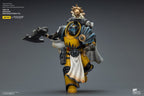 Warhammer Imperial Fists Action Figure Librarian Consulwith Force Axe and Bolt Pistol 12 cm