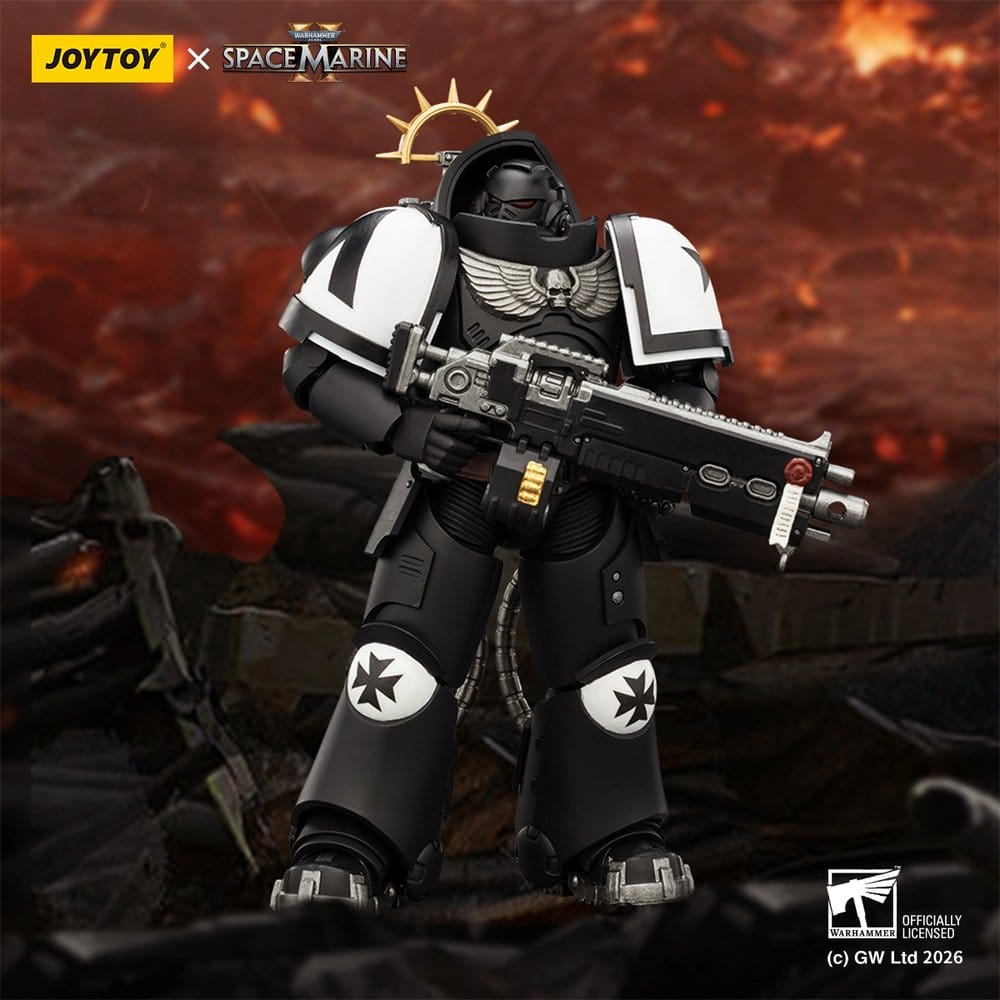 Warhammer 40,000 Action Figure Game Edition Black Templars Heavy Intercessor 13 cm