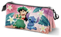 Lilo & Stitch Triple Pencil Case Dance