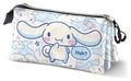Sanrio Triple Pencil Case Cinnamoroll Candy