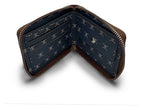 One Piece Wallet Man Zip Skull