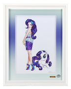 My Little Pony Chara Fine Graph Art Print Bishoujo Rarity 43 cm