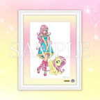 My Little Pony Chara Fine Graph Art Print Bishoujo Fluttershy 43 cm