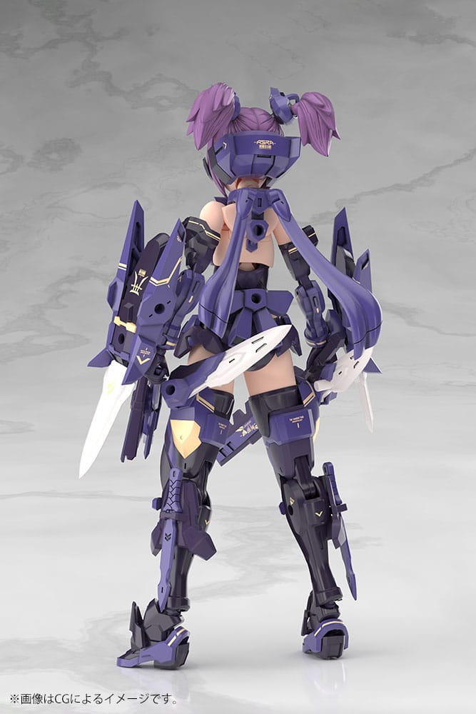 Megami Device Plastic Model Kit 1/1 Asra Ninja Kaname Shadow Edition Full Package 14 cm