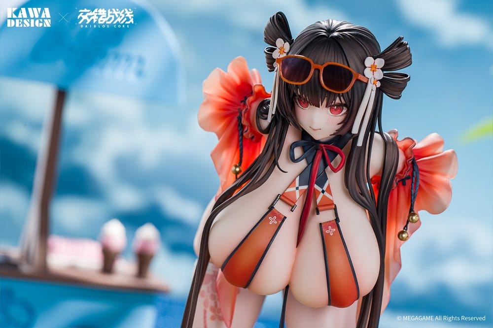 Daiblos Core PVC Figure 1/6 Maree Rouge Rakubai no Utage 25 cm