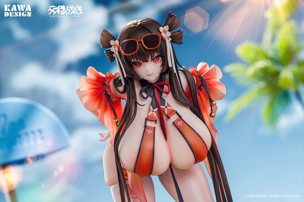 Daiblos Core PVC Figure 1/6 Maree Rouge Rakubai no Utage Wet Ver. 25 cm