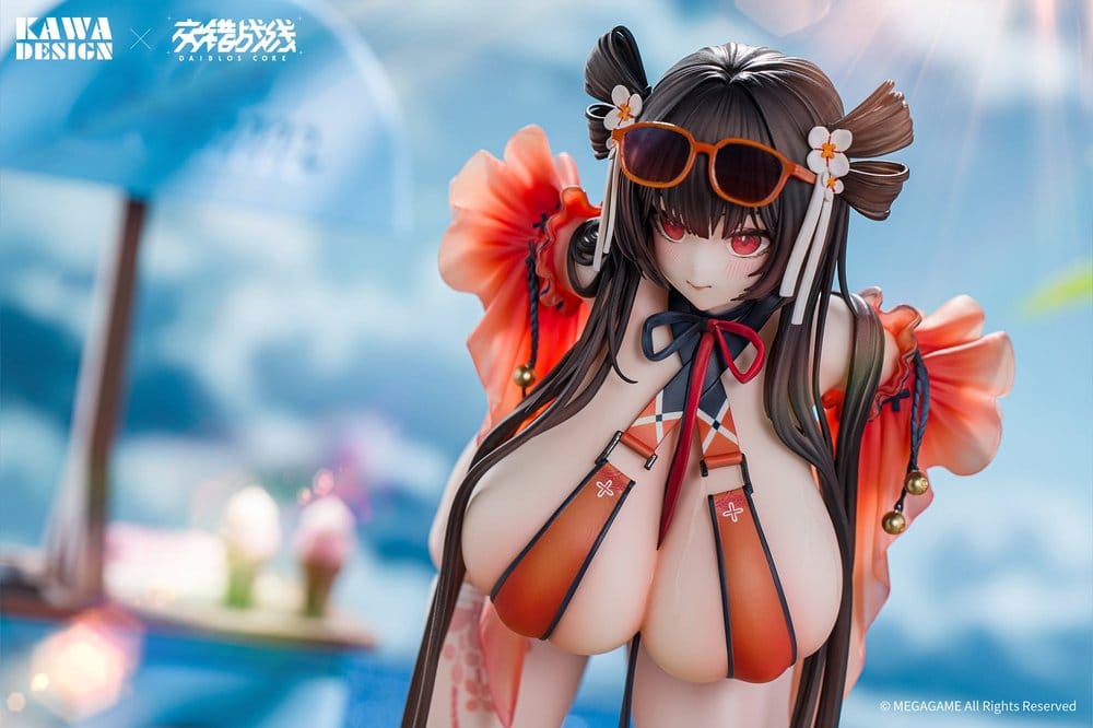 Daiblos Core PVC Figure 1/6 Maree Rouge Rakubai no Utage Wet Ver. 25 cm