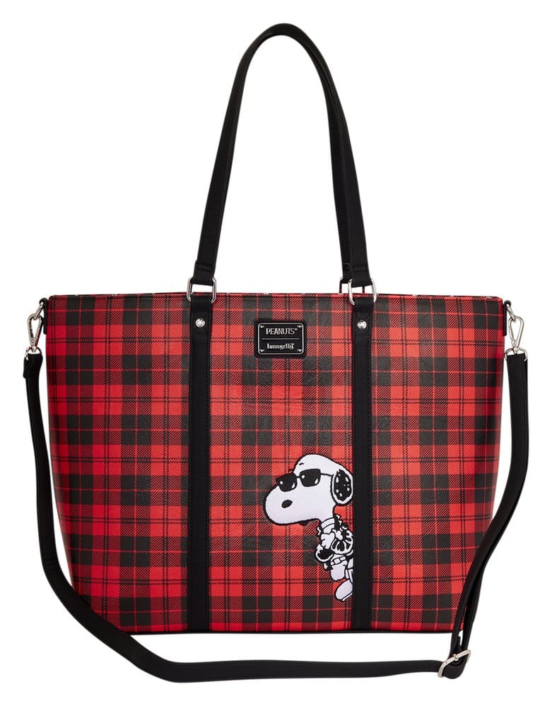 Peanuts by Loungefly Canvas Tote Bag Snoopy Grunge
