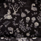 Alice in Wonderland Embroidered Floral Mini Backpack