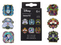 Disney Villains by Loungefly Enamel Pins Blind Display (12)
