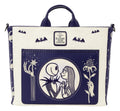 The Nightmare Before Christmas by Loungefly Backpack and Tote Bag Jack Skellington & Sally Night Sky
