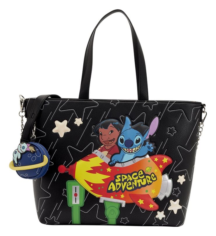 Lilo & Stitch by Loungefly Canvas Tote Bag Space Adventure