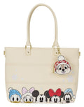 Mickey & Minnie by Loungefly Canvas Tote Bag Puff Quilt