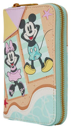 Mickey & Minnie Beach Fun Zip Around Wallet