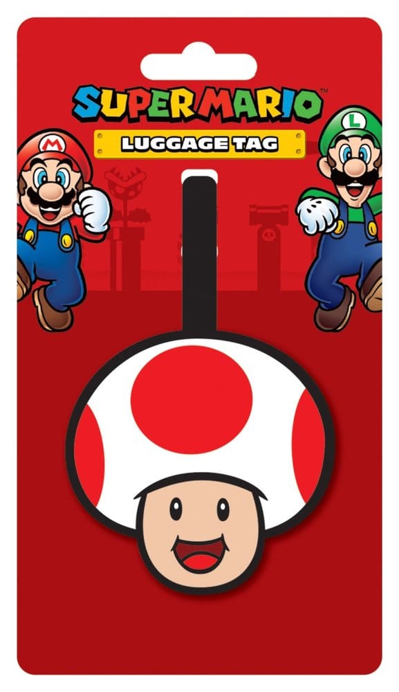 Super Mario Luggage Tag (Toad)