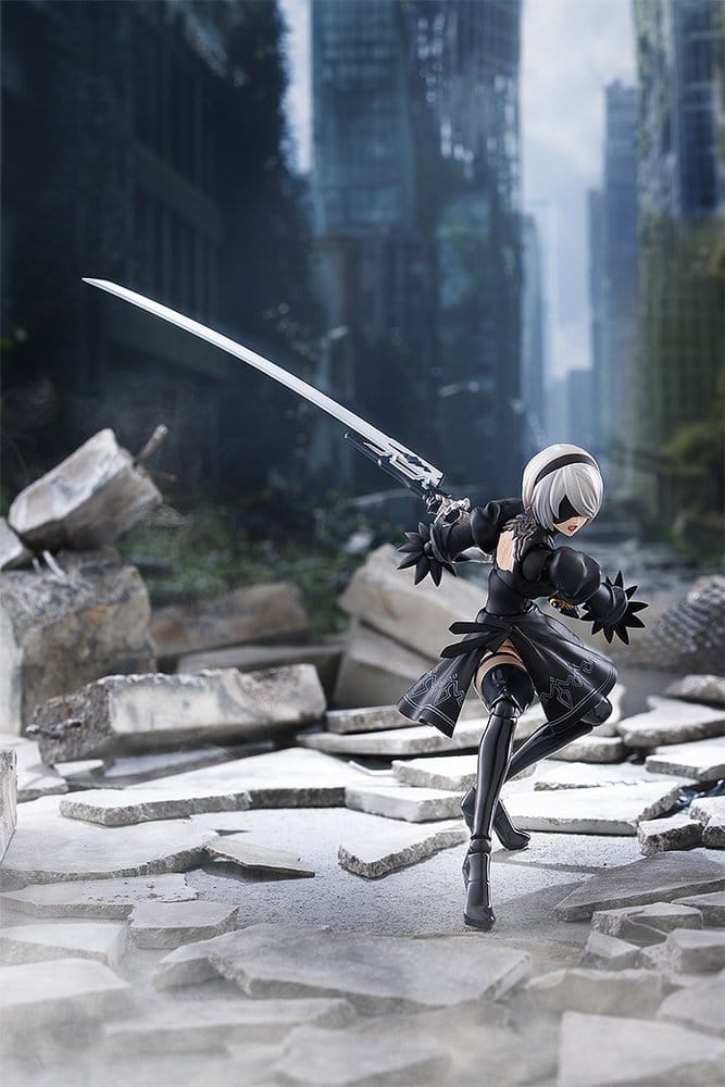 NieR:Automata Ver1.1a Figma Action Figure 2B (YoRHa No.2 Type B) 16 cm