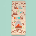 Howl’s Moving Castle Natsu Towel Cook with Calcifer 34 x 80 cm