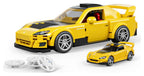 Hot Wheels Speed Series Mattel Brick Shop Building Set 1/32 '07 Honda S2000