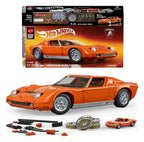 Hot Wheels Premium Mattel Brick Shop Building Set 1/12 Lamborghini Miura P400 SV