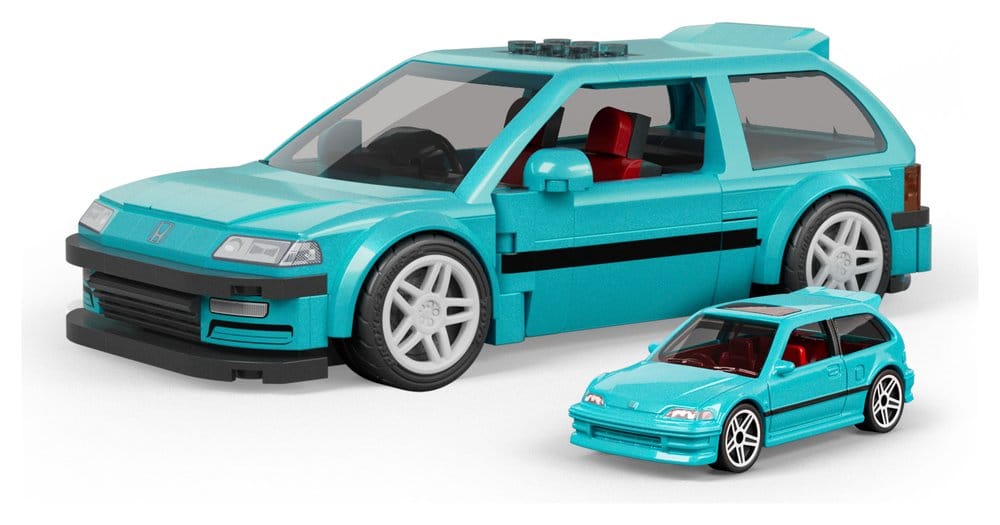 Hot Wheels Speed Series Mattel Brick Shop Building Set 1/32 Custom ’90 Honda Civic EF