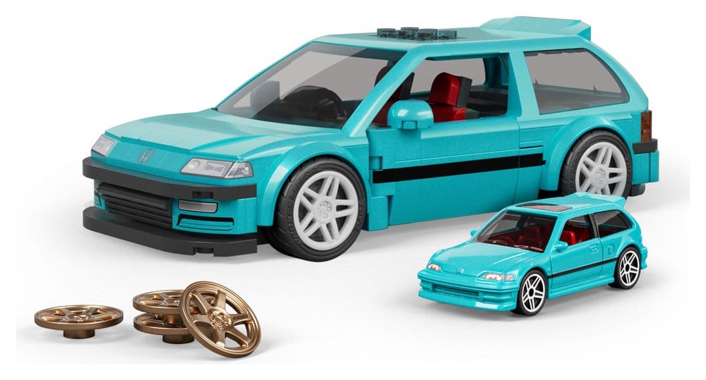 Hot Wheels Speed Series Mattel Brick Shop Building Set 1/32 Custom ’90 Honda Civic EF