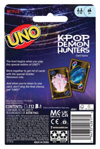 KPop Demon Hunters UNO Card Game