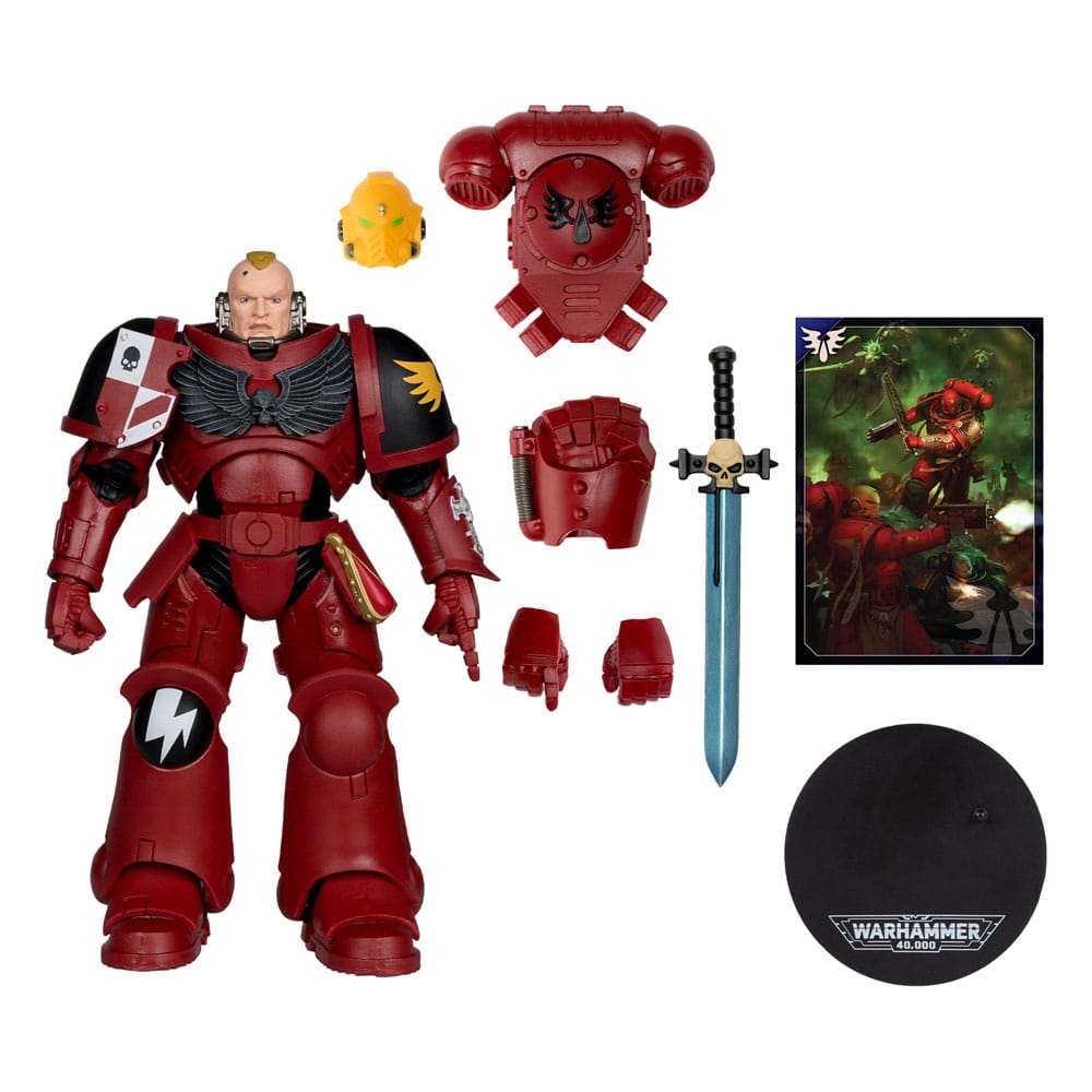 Warhammer 40,000 Action Figure Assault Intercessor Sergeant (Blood Angel) 18 cm