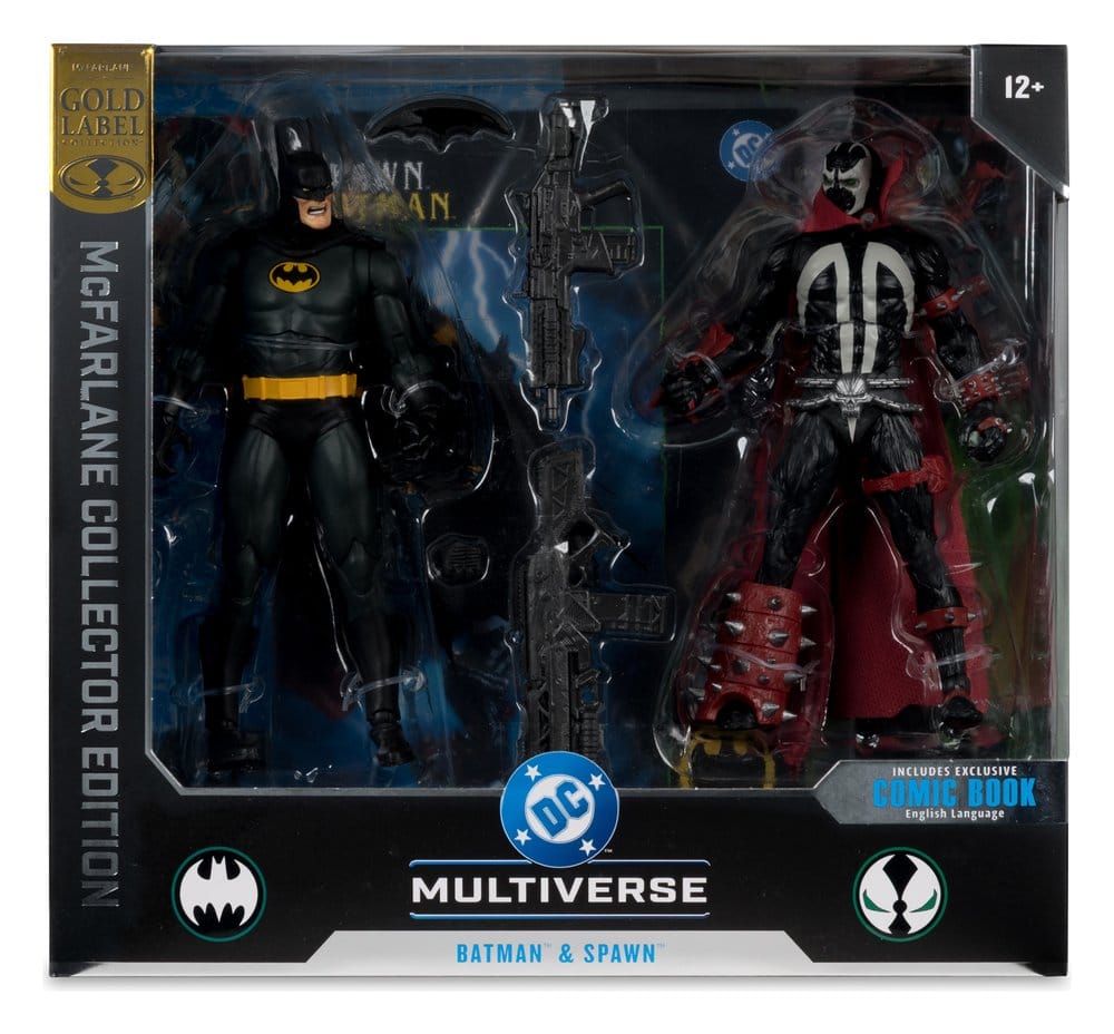 DC Multiverse McFarlane Collector Edition Action Figure 2-Pack Batman & Spawn (Gold Label) 18 cm