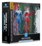 DC Multiverse Action Figures 2-Pack Superman Blue vs. Superman Red (Gold Label) 18 cm