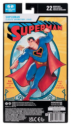 DC Multiverse Action Figure Superman (Classic Animation 1940) 19 cm