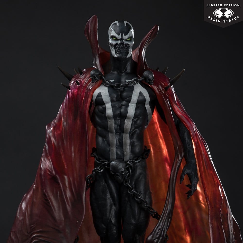 Spawn Black White & Red All Over Statue 1/10 Spawn by Pupeteer Lee 23 cm