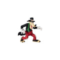 Disney UDF Series 11 Mini Figure Mickey Mouse The Big Bad Wolf 7 cm